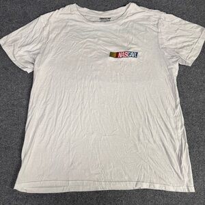 Freeze White NASCAR Men's Tee embroidered